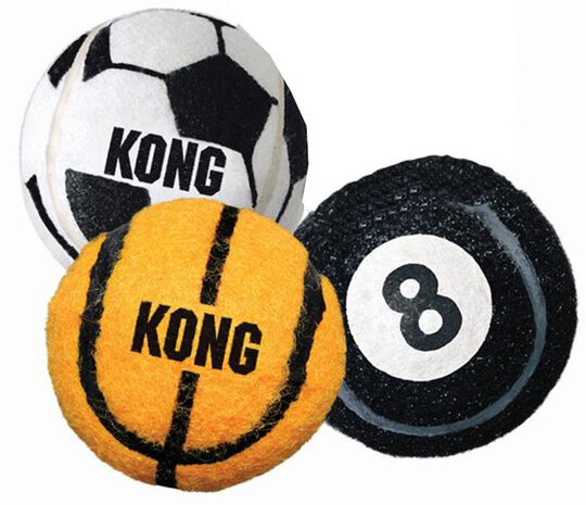 apporteerspeelgoed Sportballen 4 cm rubber oranje/wit