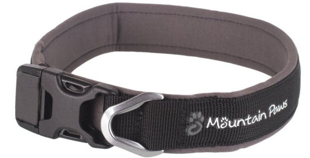 hondenhalsband 48-56 x 2,5 cm neopreen zwart