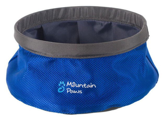 opvouwbare waterbak honden&nbsp;17 cm&nbsp;polyester blauw