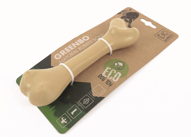 hondenbot Greenbo 20 x 6 x 4,5 cm rubber bruin