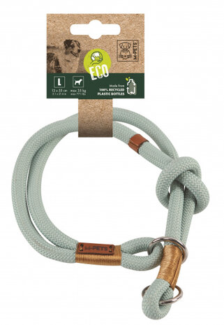 hondenhalsband Eco 13 x 55 cm nylon blauw maat L