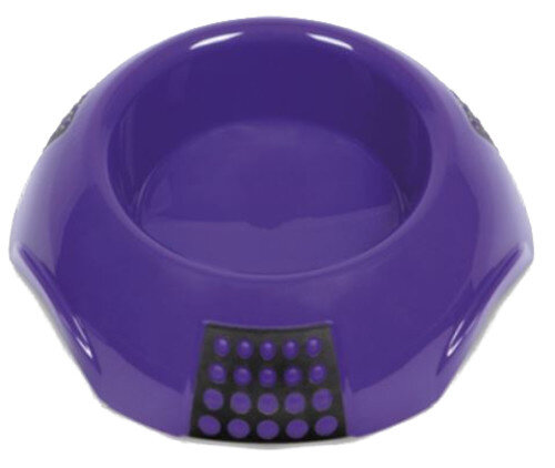 voer- en drinkbak Luna 26 cm 1 liter paars