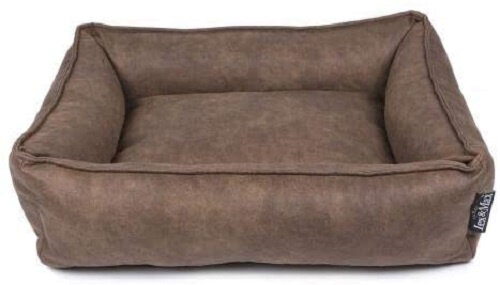 hondenmand Alaska 120 x 85 leer/foam taupe
