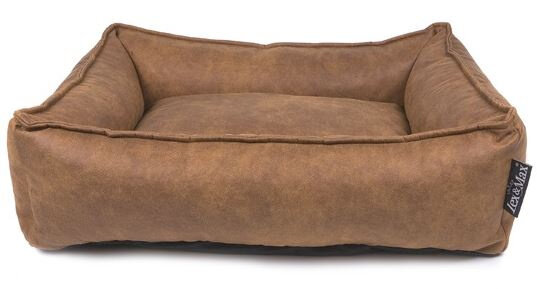 hondenmand Alaska 120 x 85 leer/foam cognac