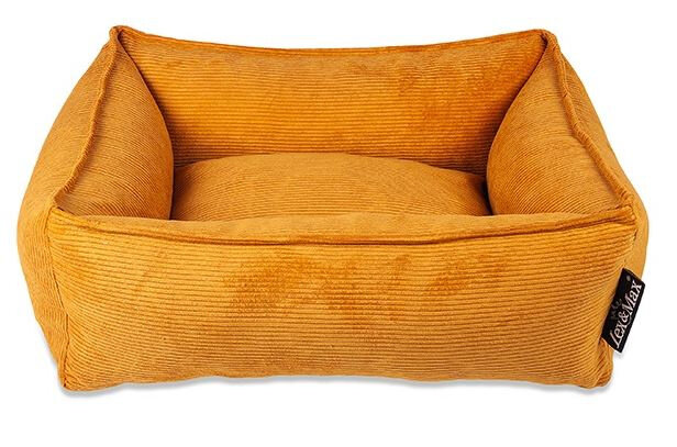 hondenmand Chicago 60 x 45 cm polyester/foam geel