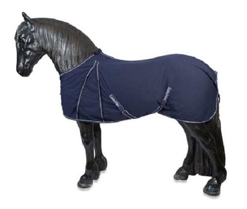 paardendeken Duke zomer polyester blauw maat 175