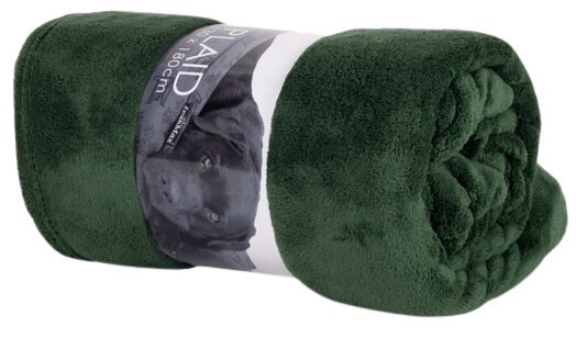 hondendeken 130 x 180 cm fleece bosgroen