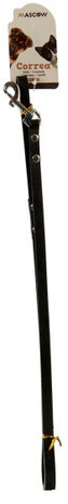 dierenriem vis 40 cm zwart leer