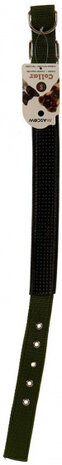 hondenhalsband 61,5 x 3 x 0,2 cm nylon/staal zwart