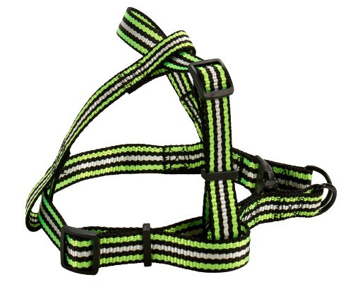 hondentuigje 27 x 16 cm nylon groen/zwart