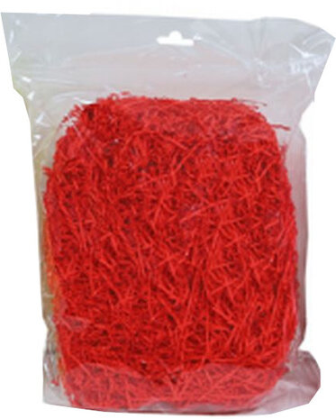 nestmateriaal 100 gram papier rood