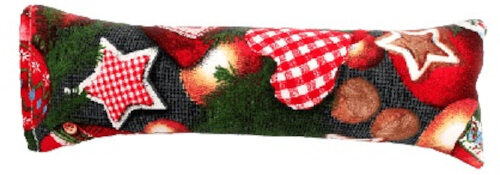 kattenkussen kerst 28 x 8 cm kattenkruid/EPS