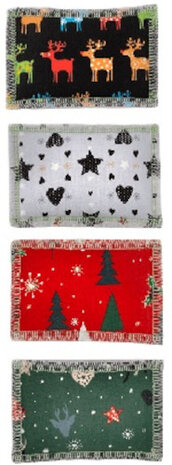 kattenkussen kerst 10 cm kattenkruid/katoen