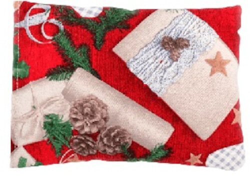 kattenkussen kerst 20 cm kattenkruid/katoen