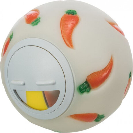 snackbal knaagdier 7 x 7 x 7 cm grijs