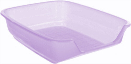 knaagdiertoilet Nuno 36 x 28 x 9 cm donkerpaars