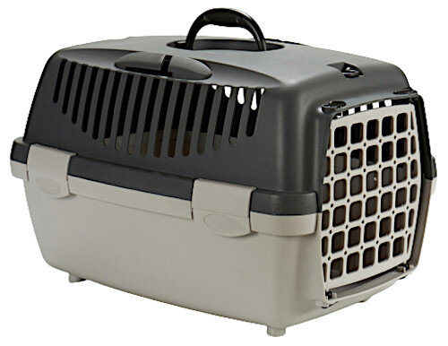 vervoersbox kat/hond 47 x 33 x 30 cm grijs
