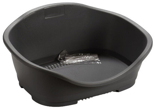 hondenmand klein 56 x 42 x 24 cm antraciet
