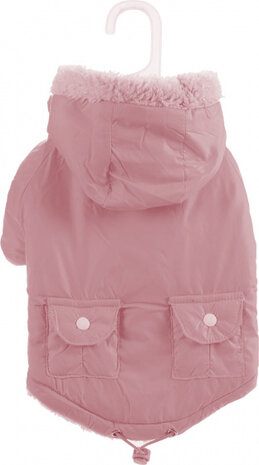 hondenjas Polar polyester roze maat S