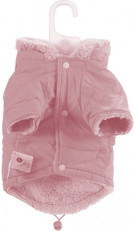hondenjas Polar polyester roze maat S