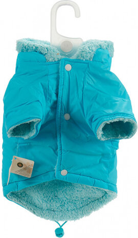 hondenjas Polar polyester blauw maat M