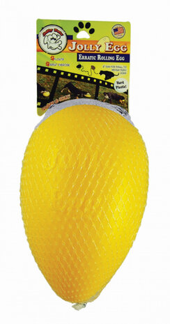 apporteerspeelgoed Jolly Egg 20 cm geel