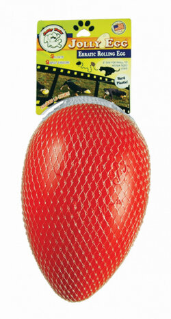 apporteerspeelgoed Jolly Egg 20 cm rood