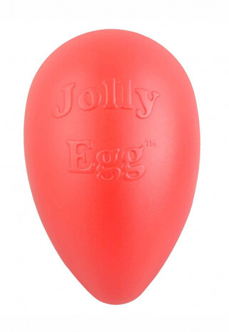 apporteerspeelgoed Jolly Egg 30 cm rood