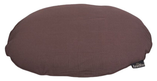 hondenkussenhoes Tivoli ovaal 70 x 100 cm katoen bruin