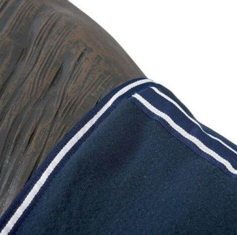 paardendeken Fancy fleece/polyester donkerblauw maat 205