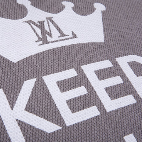 boxbed Keep Calm 75 x 50 x 19 cm katoen/acryl taupe