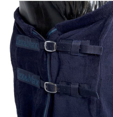 paardendeken Victory polyester donkerblauw maat 205