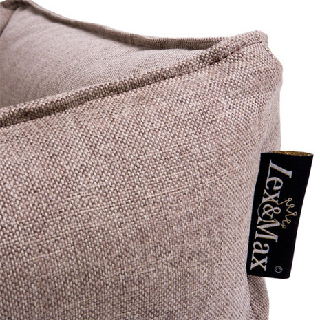 hondenmand Paris 80 x 65 x 20 cm polyester beige