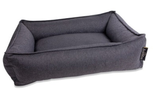 hondenmand Paris 90 x 70 x 20 cm polyester grijs
