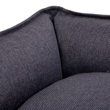 hondenmand Paris 90 x 70 x 20 cm polyester grijs