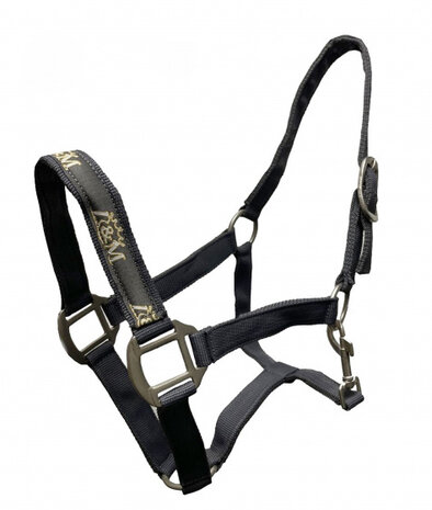 halster Favourite Pony polyester antraciet one-size
