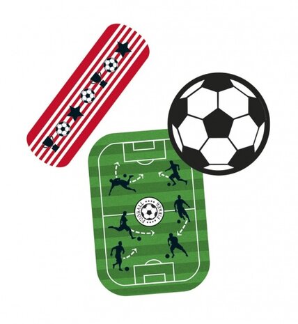 Voetbal pleisters in blik 20-delig