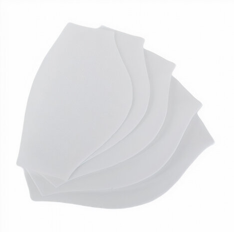 uitneembare filters voor mondkapjes junior wit 5 stuks