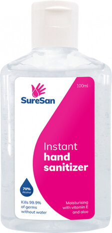 handgel desinfecterend 100 ml alcohol transparant