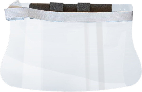 gezichtsscherm 32 x 19 cm polycarbonaat/PE transparant