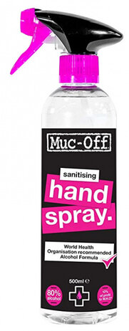 handspray desinfectie 500 ml 80% alcohol transparant