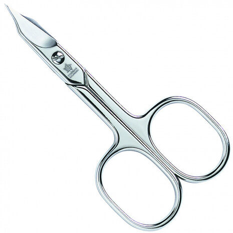 nagelschaartje staal 9 cm zilver