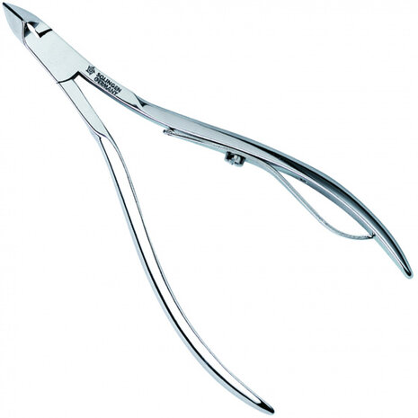 nagelriemschaar staal 9,5 cm zilver