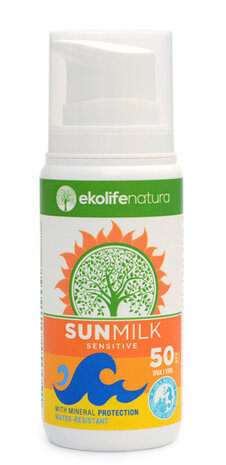 zonnebrandmelk Sensitive 100 ml SPF 50 wit