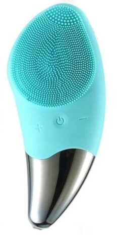 gezichtsborstel Facial 15 cm oplaadbaar siliconen aqua