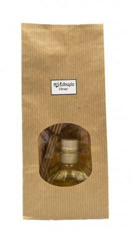 geurstokjes Citrusy 30 ml glas/hout geel