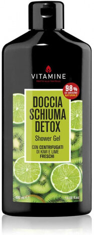 douchegel Detox 400 ml vitamine vegan groen
