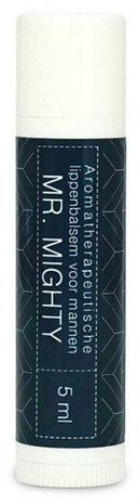 lippenbalsem Mr. Mighty heren 5 ml vegan blauw/wit