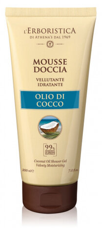 douchegel Coconut 200 ml kokosolie vegan wit