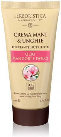 hand- en nagelcr&egrave;me Almond 75 ml vegan wit